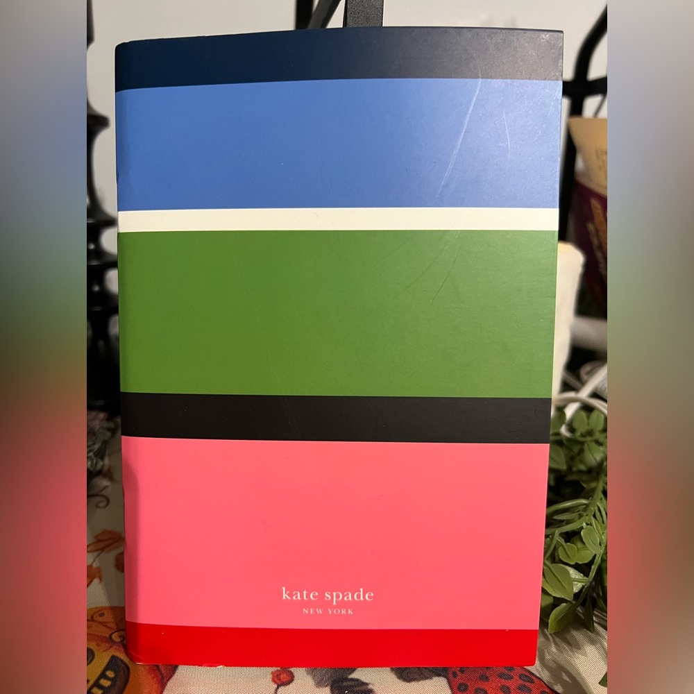Kate Spade Multicolor Striped Notebook/Journal. New